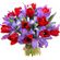 bouquet of tulips and irises. Toronto